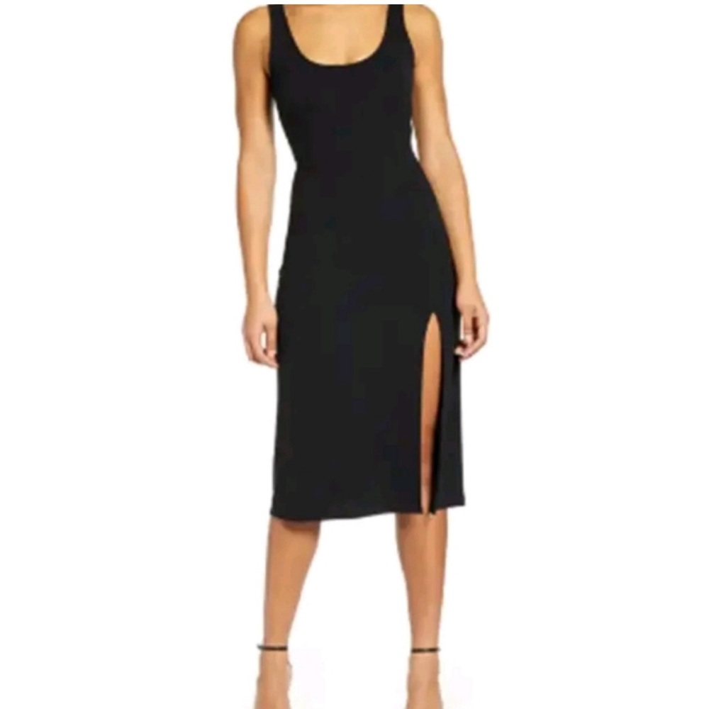 NWT Leith Scoop Neck Midi Dress